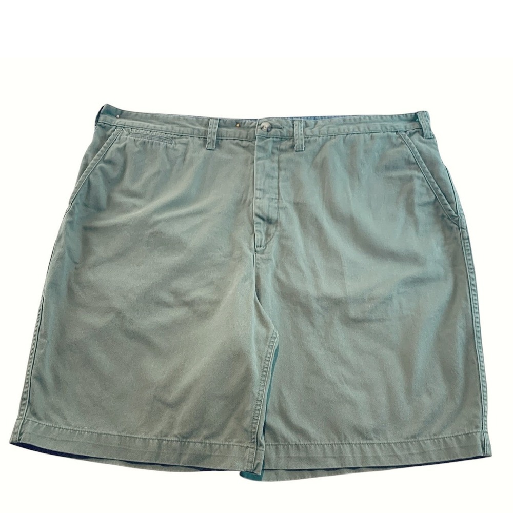 Polo Ralph Lauren Shorts Mens 42 Olive Green Chino Cotton 9in Tennis Prep Golf